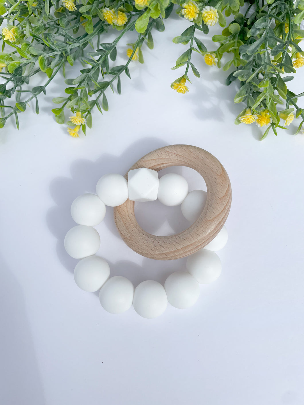 White Teether Ring