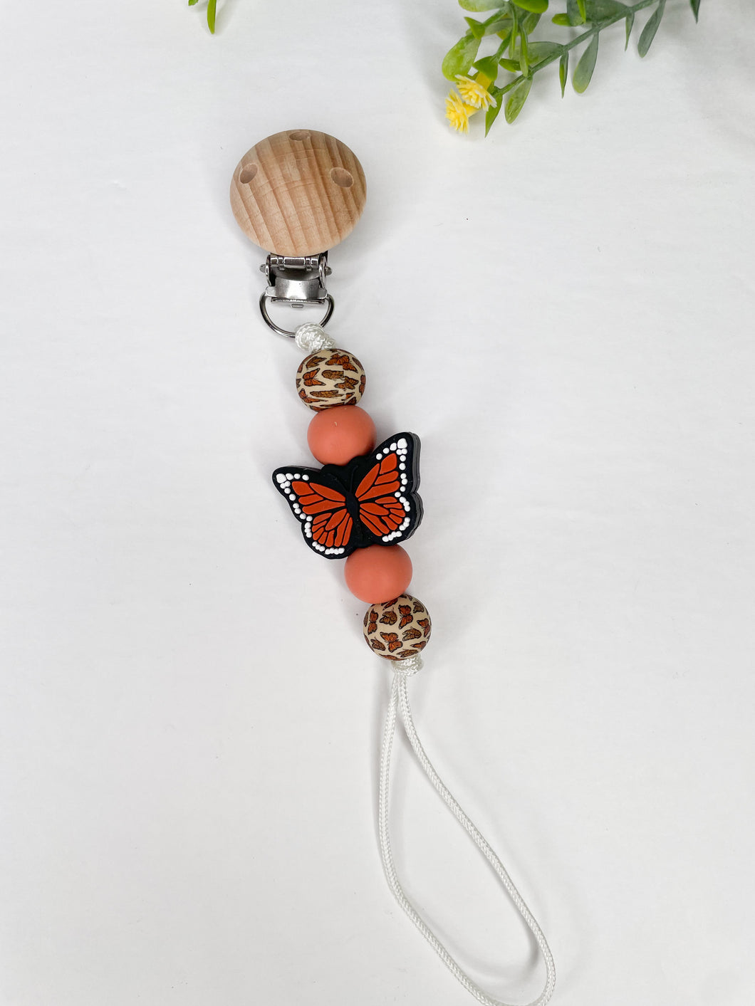 Butterfly Paci Clip
