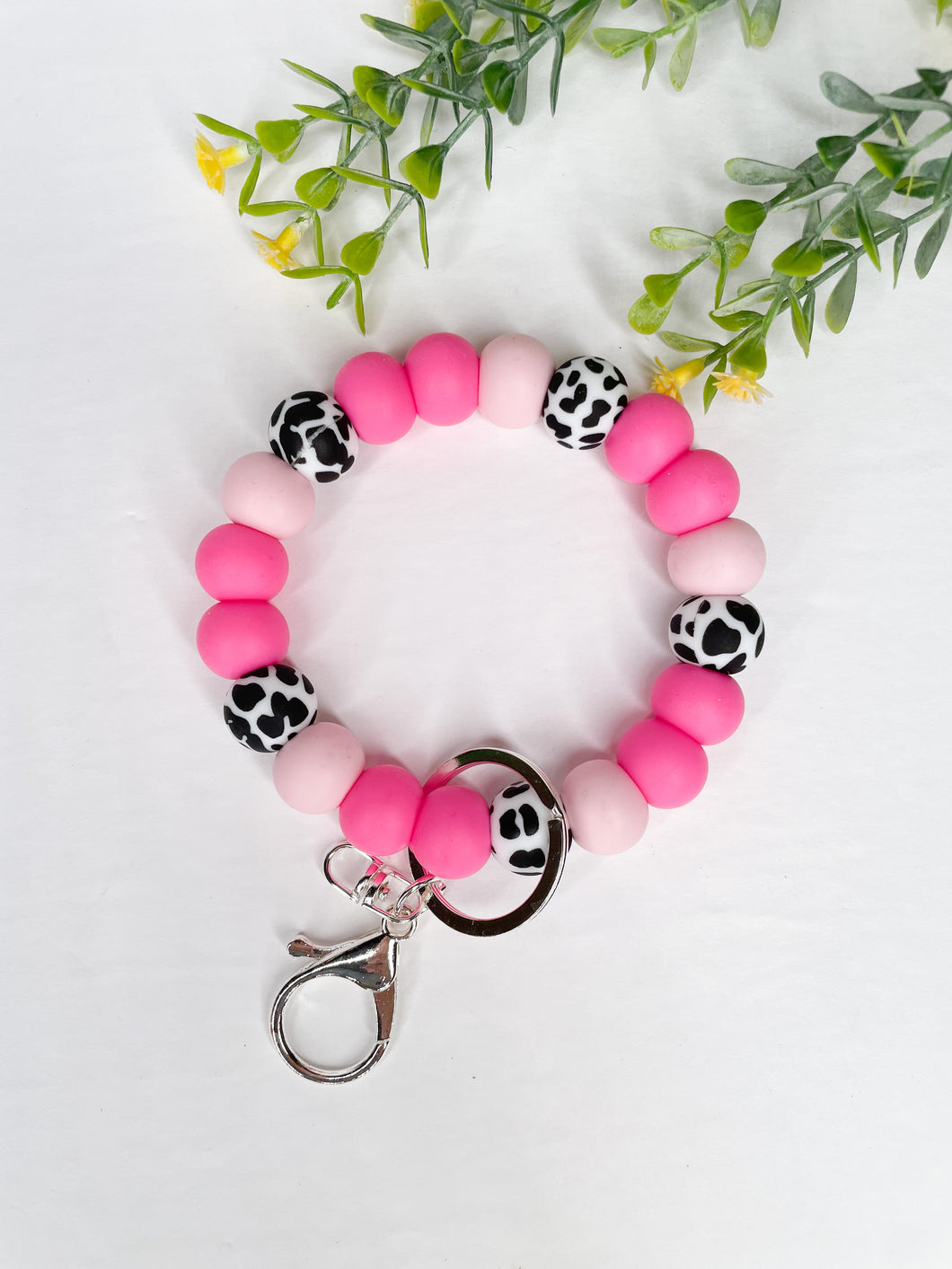 Pink Pink Cow wristlet