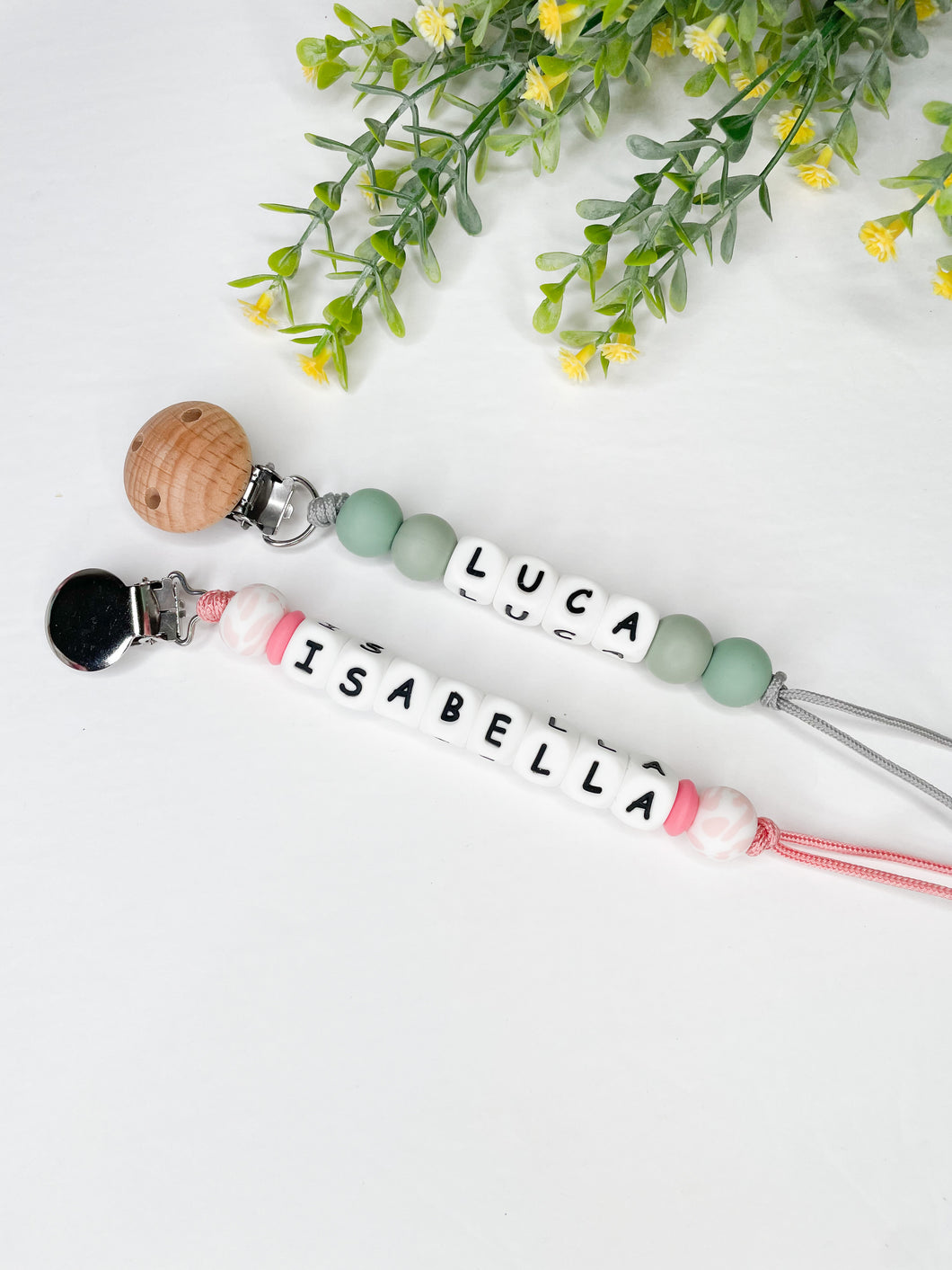 Custom Personalized Pacifier Clip