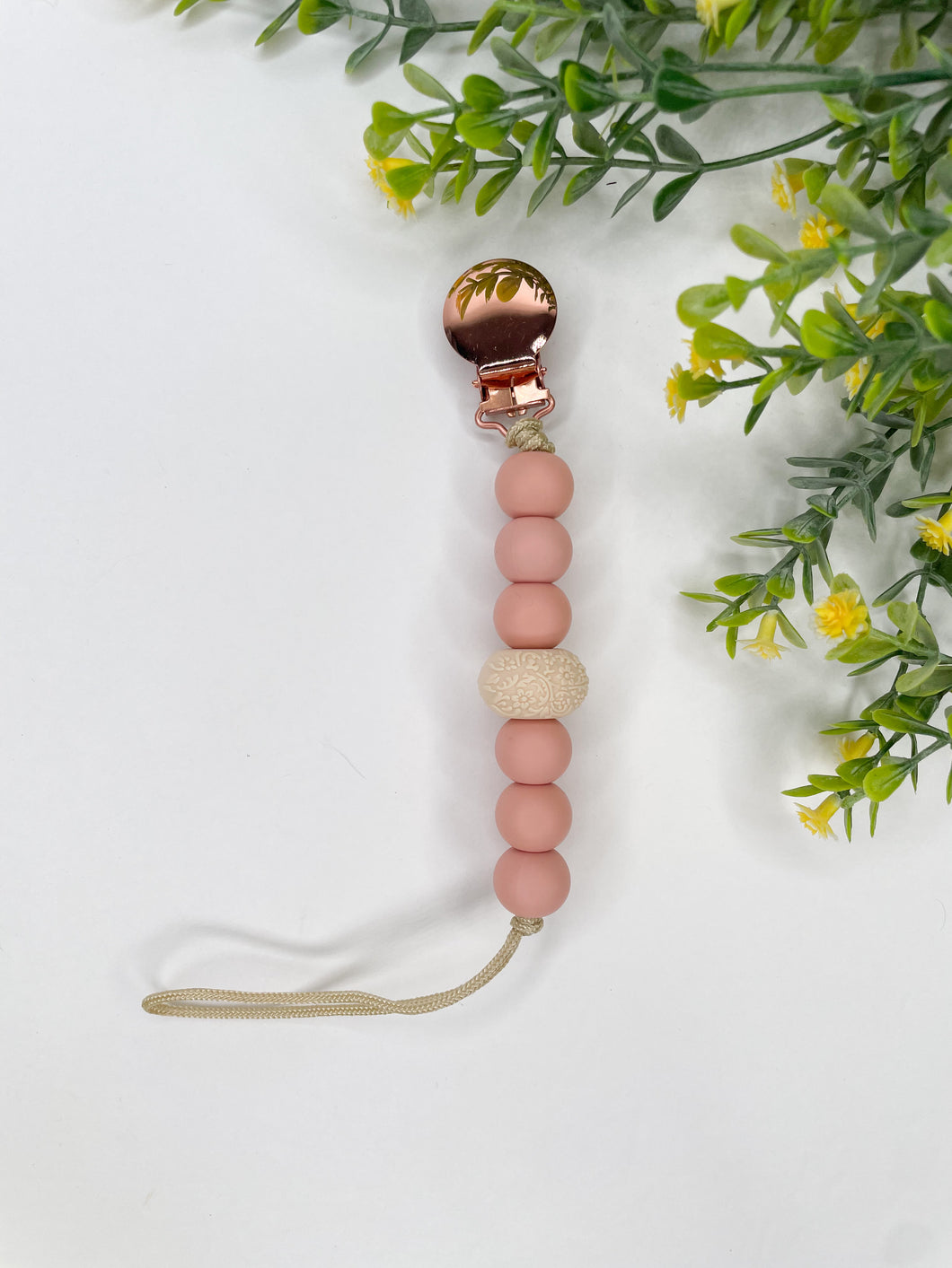 Engraved Nude Paci Clip